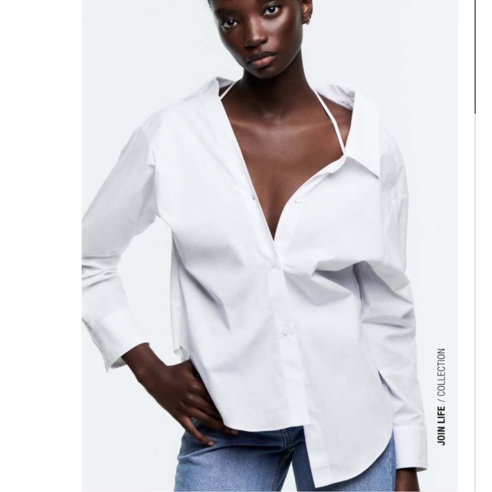 Zara Multi-Position Asymmetric Shirt